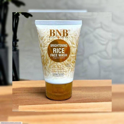 Brightening Exfoliator Face Wash with Vegan Rice Milk - BNB Face Wash Rice OR Tea Tree