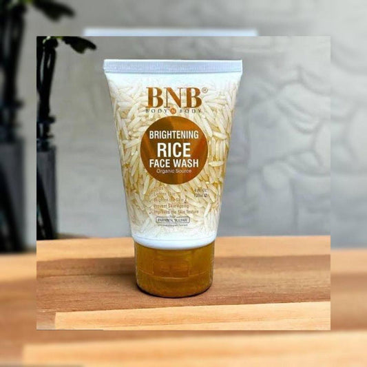 Brightening Exfoliator Face Wash with Vegan Rice Milk - BNB Face Wash Rice OR Tea Tree