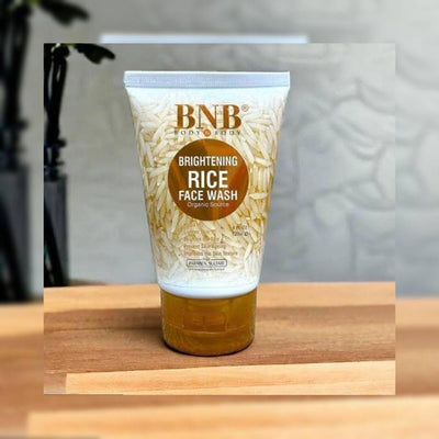 Brightening Exfoliator Face Wash with Vegan Rice Milk - BNB Face Wash Rice OR Tea Tree